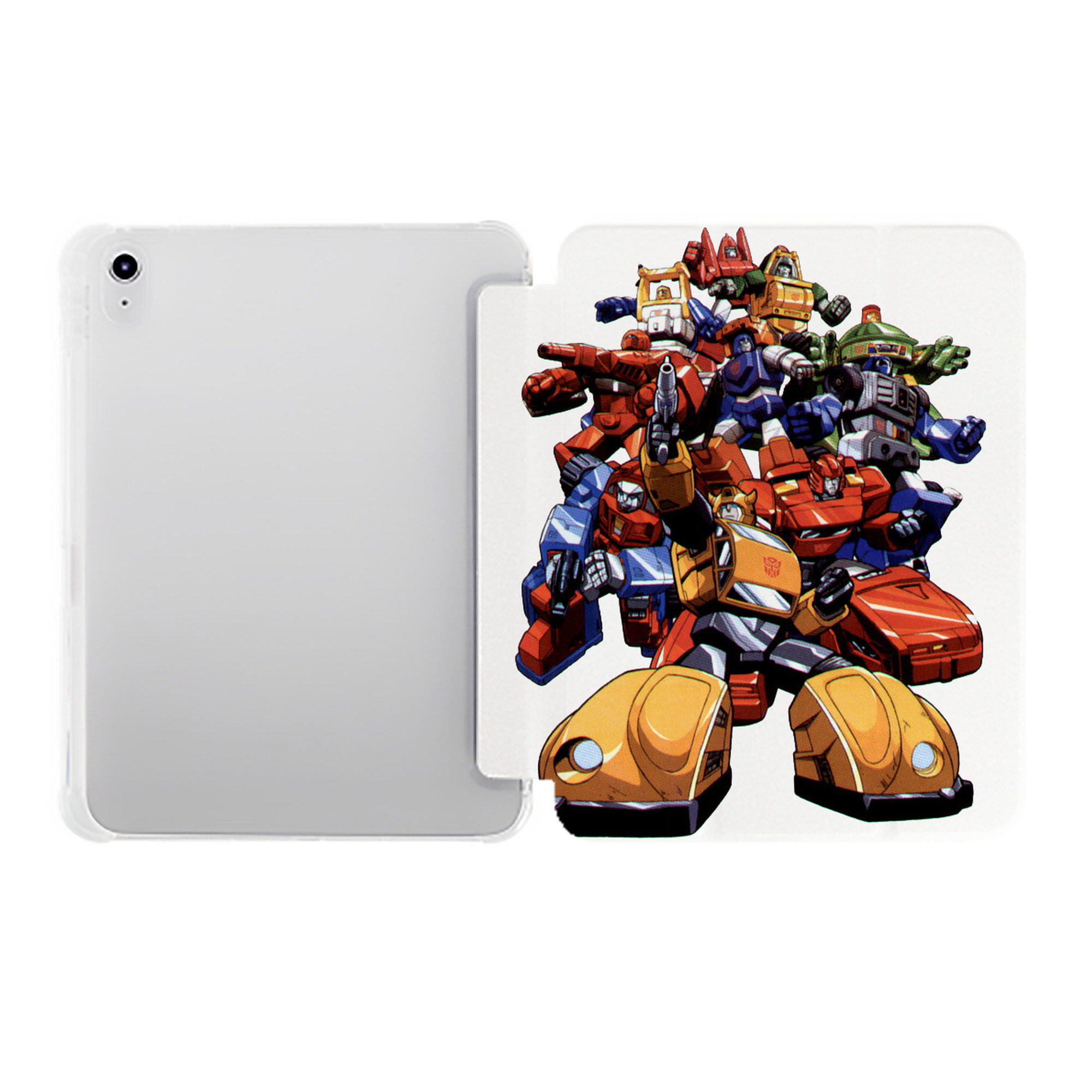 （画像用）  IPad ケース ペン収納付き 三つ折りスタンド PUレザー×シリコン 対応機種9.5/10.5/10.9インチ